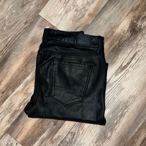 American Eagle Leather Jeggings